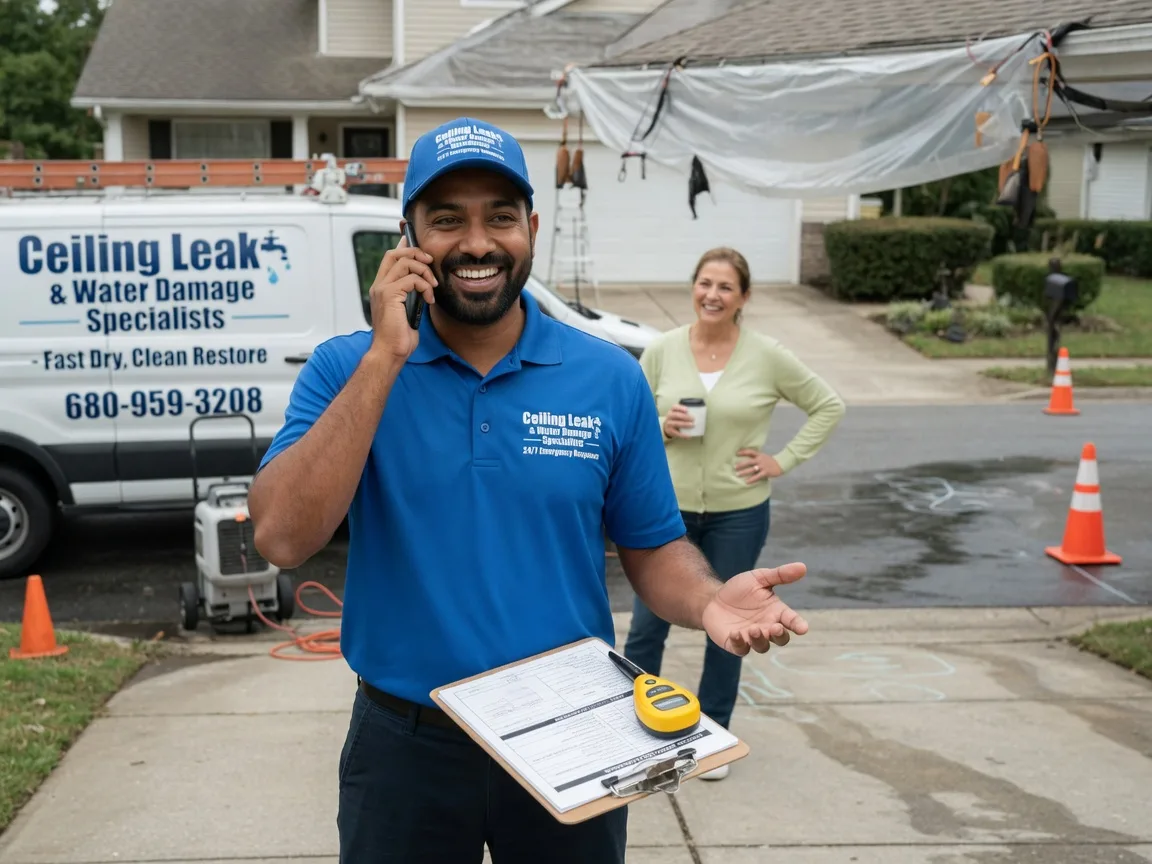 Ceiling Leak Cleanup Phelps, WI FAQs